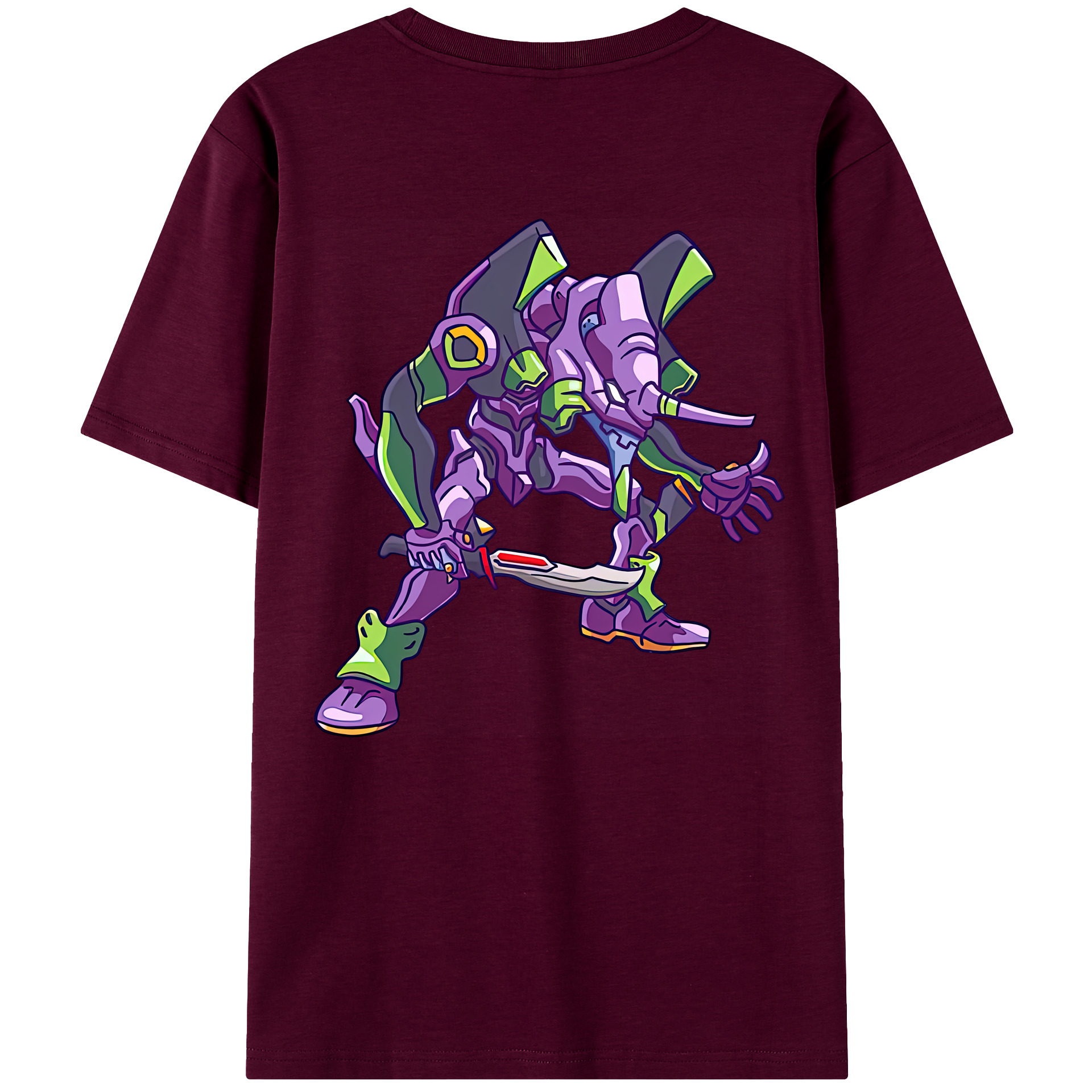 （画像用） EVA 新世紀エヴァンゲリオン レディース半袖Tシャツ(バックプリント)